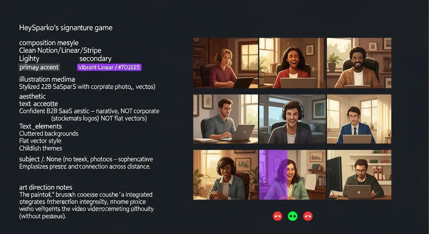 Diverse remote professionals in home offices on a video-call grid, mid-laughter during a virtual team event