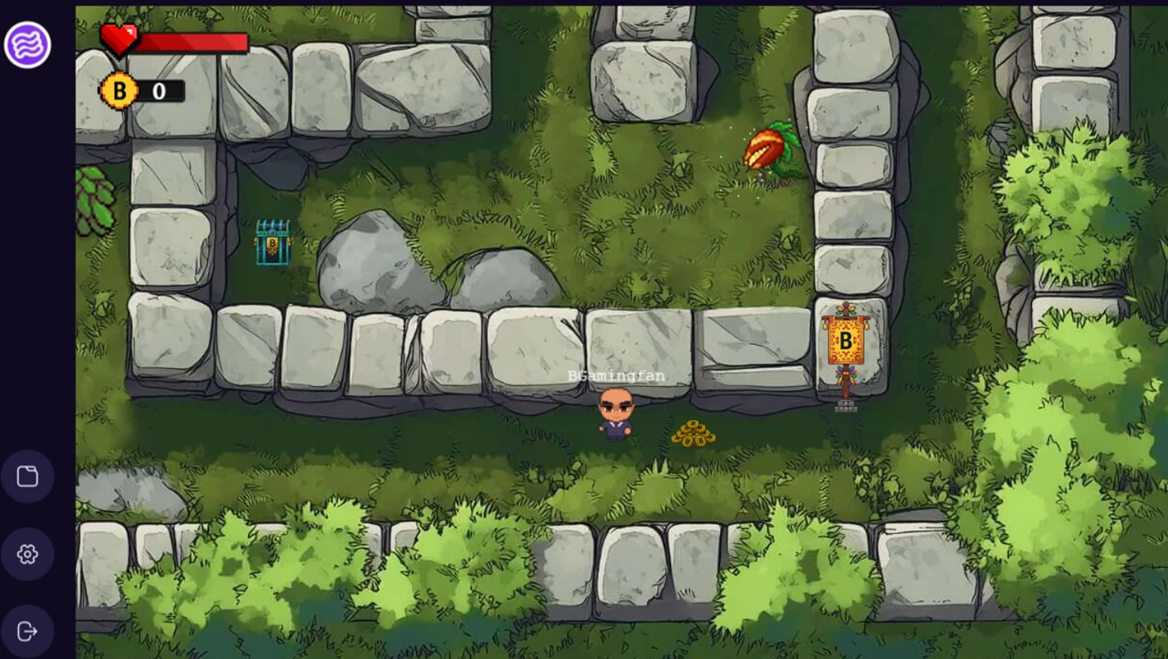 Brand marks across the level